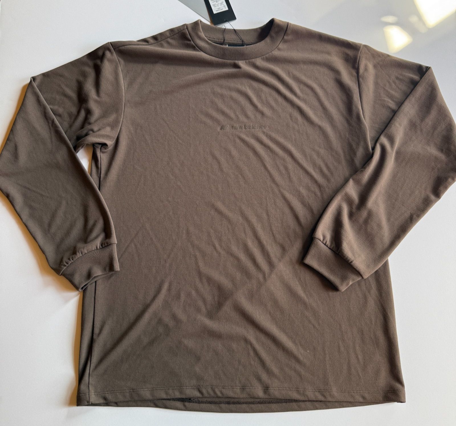 New Balance NEW BALANCE Japan LS Brown Performance Shirt Size US L / EU 52-54 / 3 - 1 Thumbnail