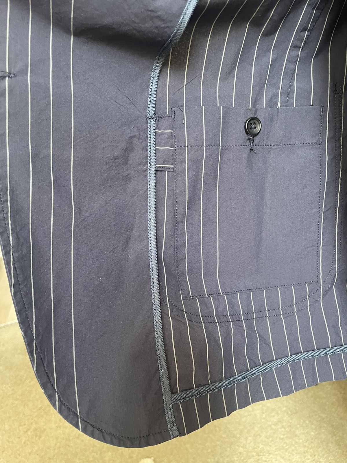 Engineered Garments Engineered Garments - Chalk Stripe Lawrence Jacket Size 42R - 4 Thumbnail