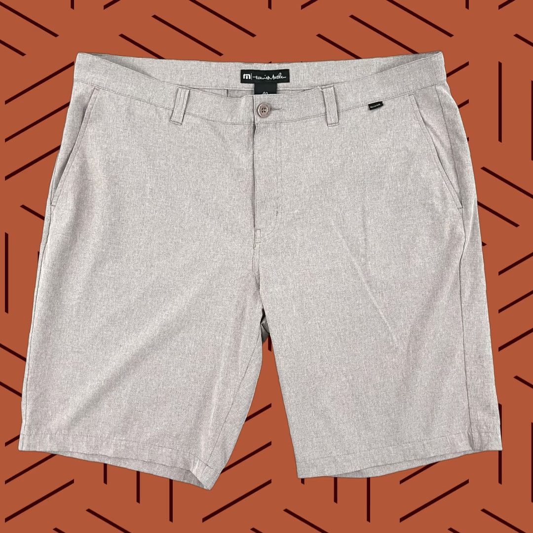 TravisMathew Travis Mathew Shorts Mens 40 10" Heather Purple Golf Performance Travel Casual Size US 40 / EU 56 - 1 Thumbnail