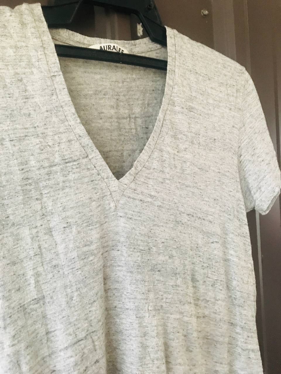 Auralee × Designer × Japanese Brand Auralee V Neck Tee Size US XS / EU 42 / 0 - 2 Thumbnail