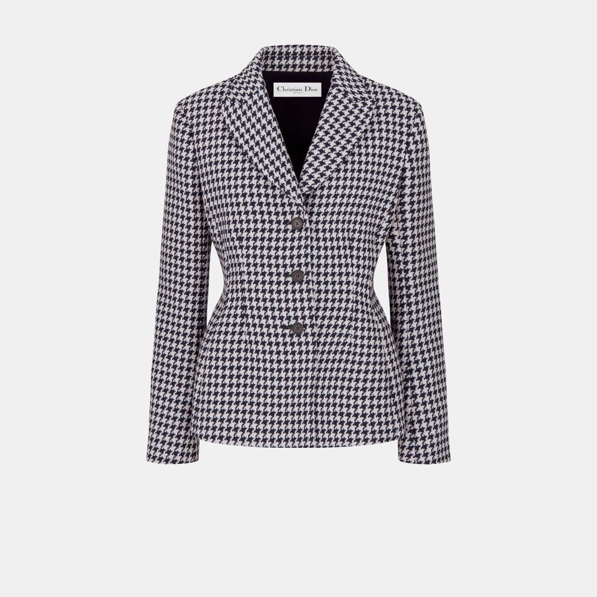 Dior o1bcso1str0225 Fitted Jacket in Blue/White Size M / US 6-8 / IT 42-44 - 1 Thumbnail