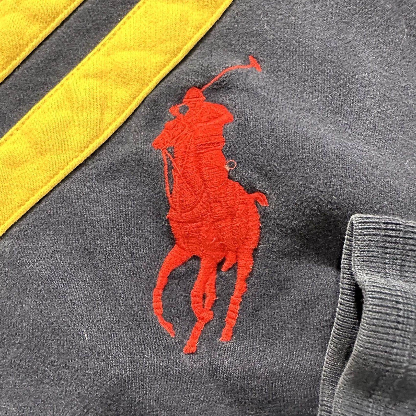 Polo Ralph Lauren Polo Ralph Lauren Hoodie Mens Large Navy Blue Full Zip Big Pony Waffle Hood GUC Size US L / EU 52-54 / 3 - 4 Thumbnail
