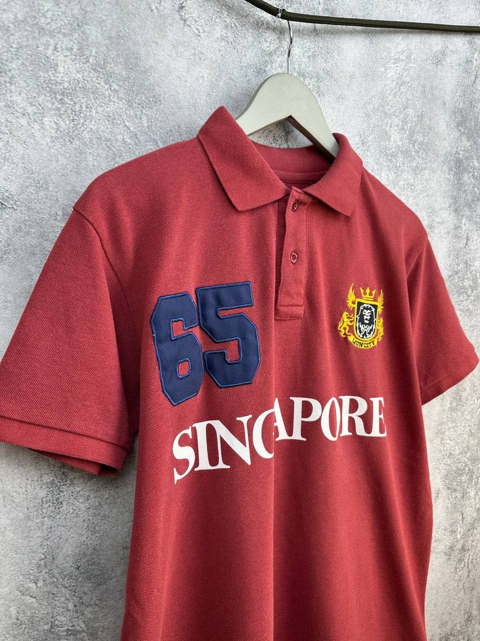 Other Guardian Angel "Singapore" #65 Polo Shirt Lion City Chief Size US L / EU 52-54 / 3 - 4 Thumbnail
