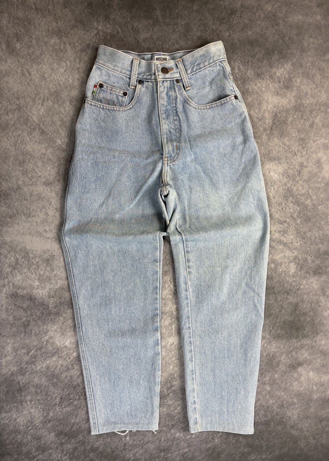 Moschino × Vintage Vintage Moschino Jeans 1990s 2000s Made in USA Denim Pants Size 27" / US 4 / IT 40 - 13 Thumbnail
