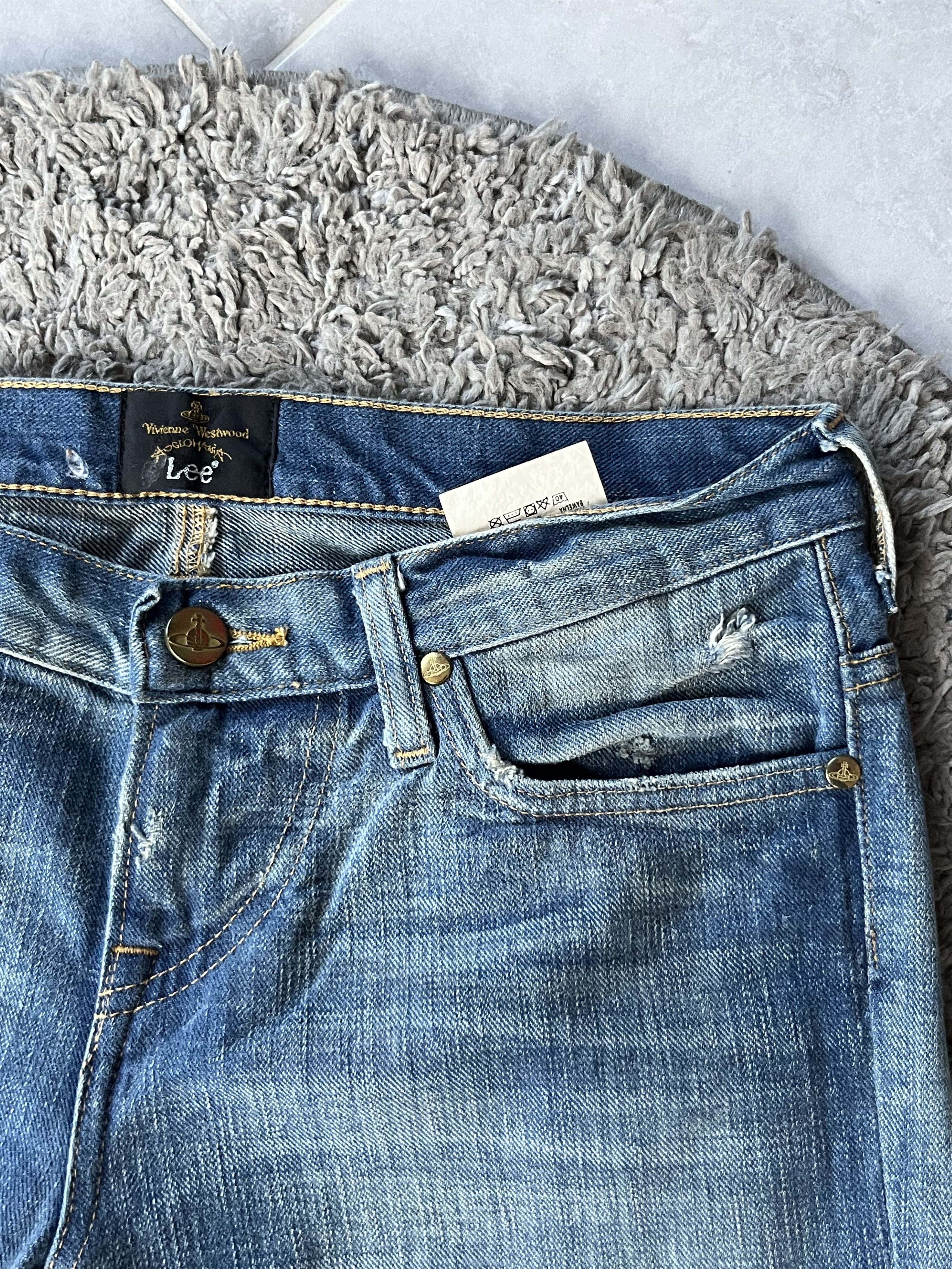 Vivienne Westwood Vintage Jeans Vivienne Westwood x Lee Luxury Avant-Garde Size US 28 / EU 44 - 8 Thumbnail