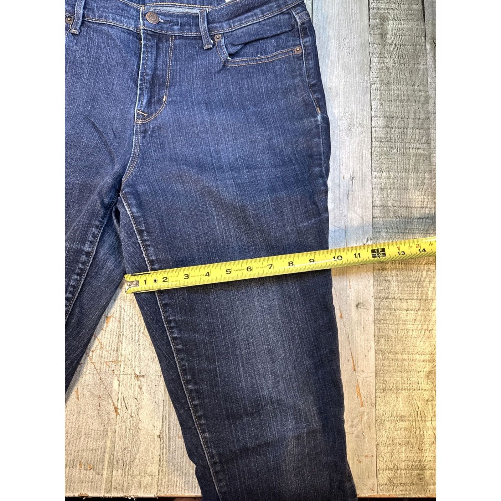 Old Navy VINTAGE Women’s Old Navy Jeans Curvy Size 10 Blue Skinny Regular Womens Size 32" / US 10 / IT 46 - 3 Thumbnail