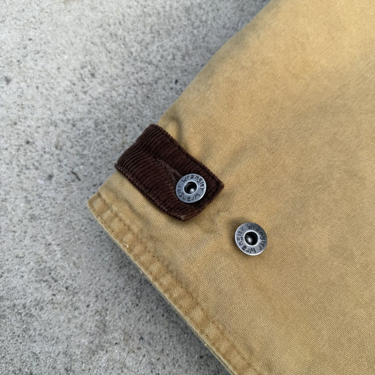 Wrangler Wrangler Hero Canvas Vest Brown Corduroy Trim Sherpa Lining Size US XL / EU 56 / 4 - 14 Thumbnail