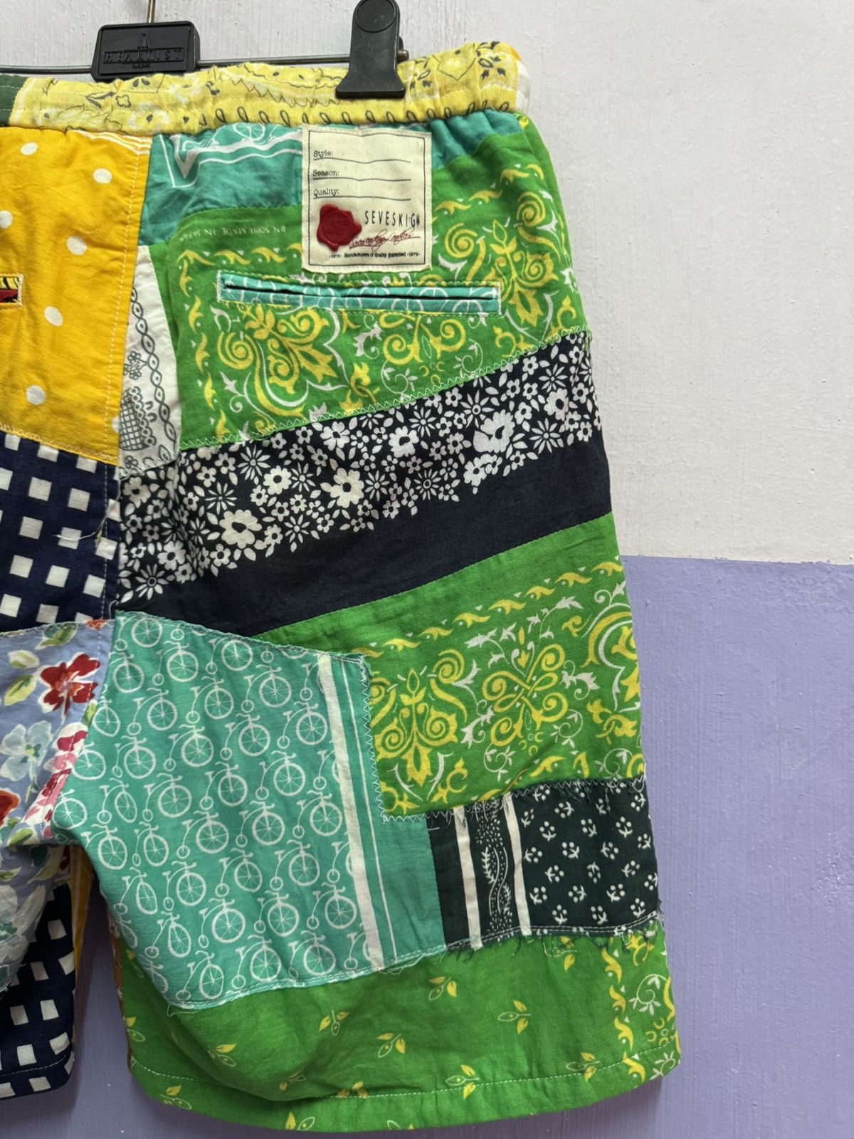 Japanese Brand Seveskig Bandana Patchwork Pants Size US 31 - 17 Thumbnail