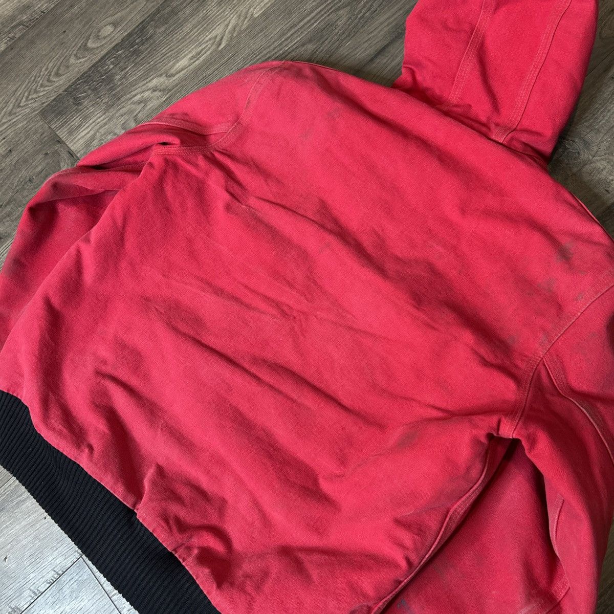 Carhartt Vintage carhartt j130 red hooded workwear jacket Size US S / EU 44-46 / 1 - 7 Thumbnail