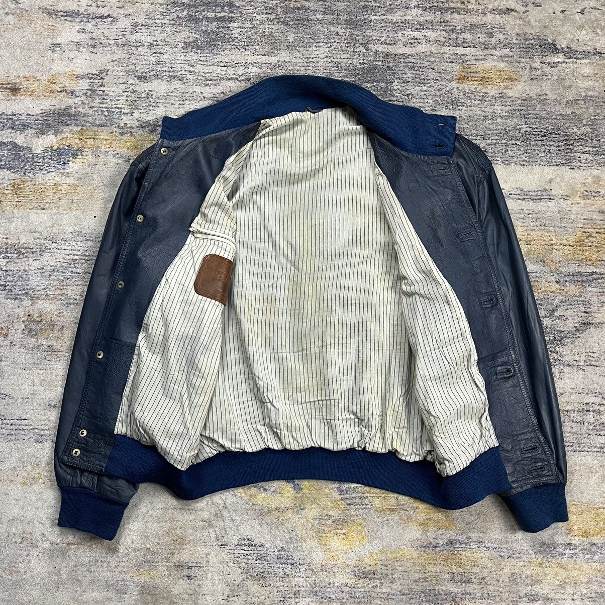 Ruffo Research Vintage 90s Ruffo A1 leather jacket Size US L / EU 52-54 / 3 - 8 Thumbnail