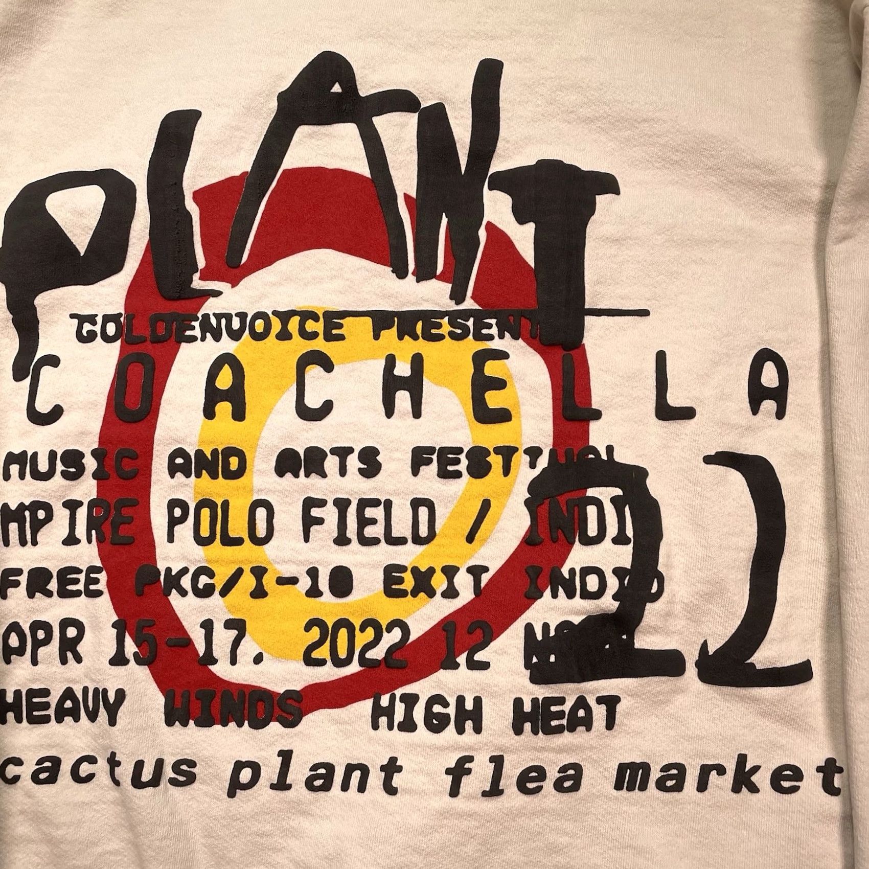 Cactus Plant Flea Market VINTAGE CPFM Cactus Plant Flea Market Sweatshirt M Beige Crew Neck Long Sleeve Pullover Logo Heavyweight Hip Hop Art Music 2022 Out Of Body Mens Size US M / EU 48-50 / 2 - 6 Thumbnail