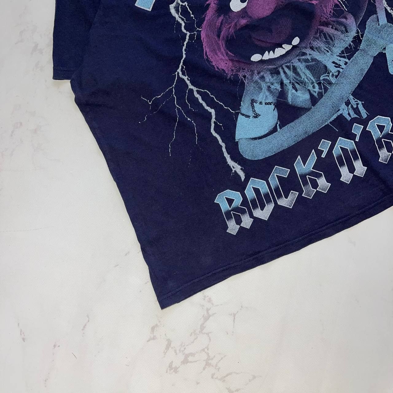 Vintage Vintage THE MUPPETS Animal Heavy Metal T-Shirt Rock Band Size US XL / EU 56 / 4 - 5 Thumbnail