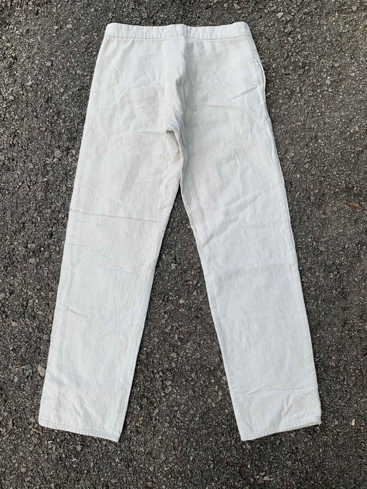 Designer × Y's × Yohji Yamamoto Y’s Yohji Yamamoto White Pants Size US 28 / EU 44 - 4 Thumbnail