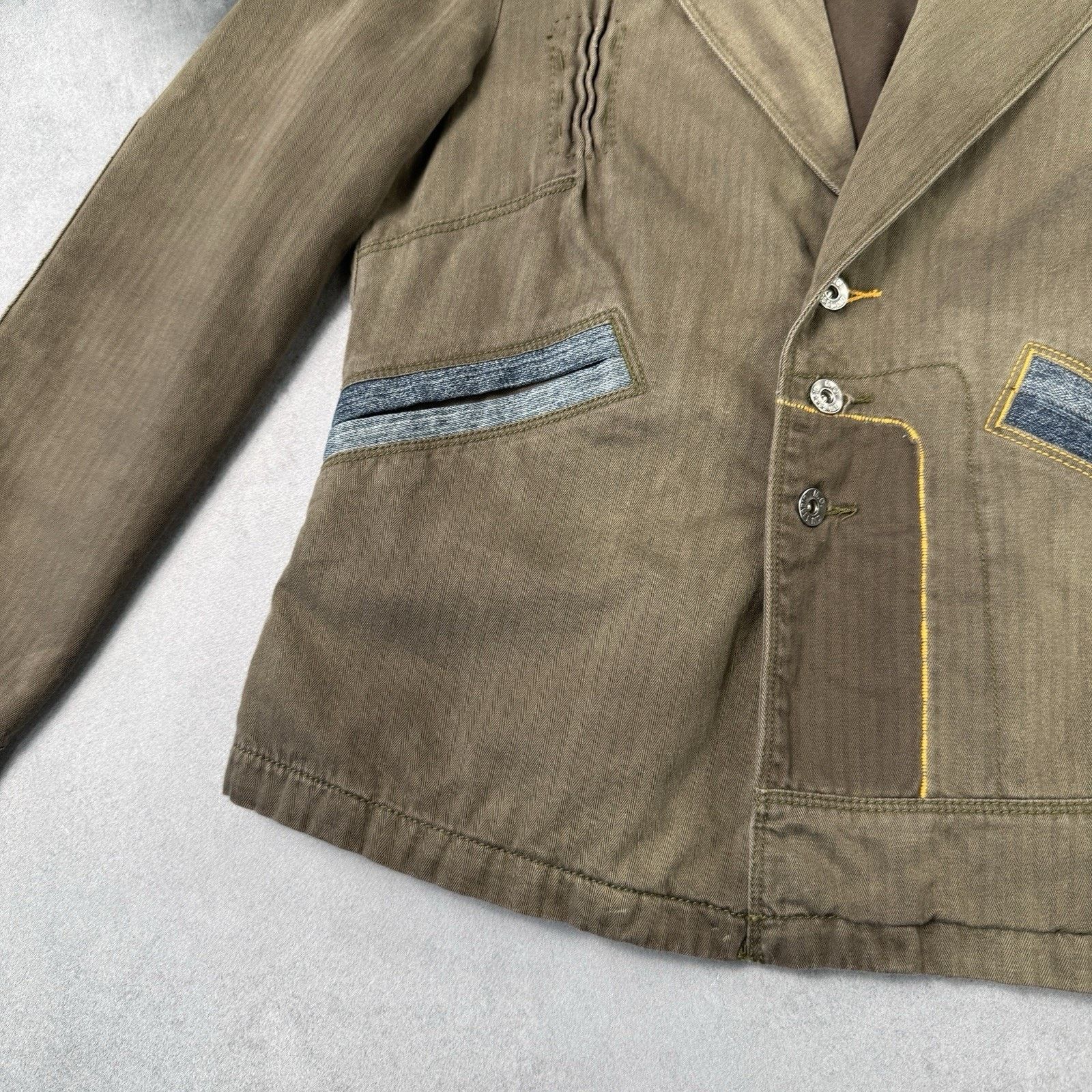 Diesel Vintage Diesel Avant Garde Faded Jacket Blazer Coat Size L Size L / US 10 / IT 46 - 10 Thumbnail