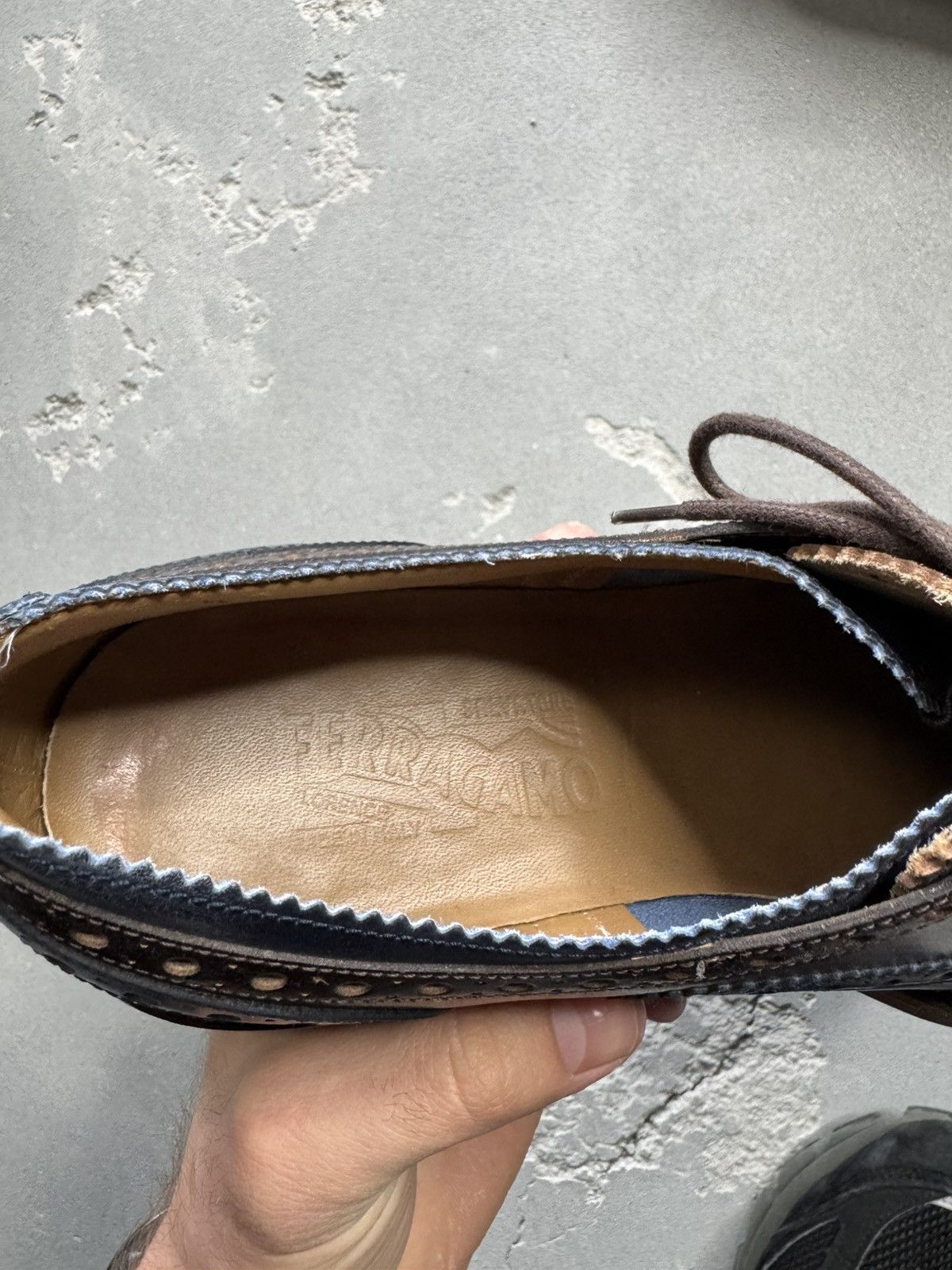 Salvatore Ferragamo Salvatore Ferragamo Strap Oxford Leather Dress Shoes Size US 9 / EU 42 - 5 Thumbnail