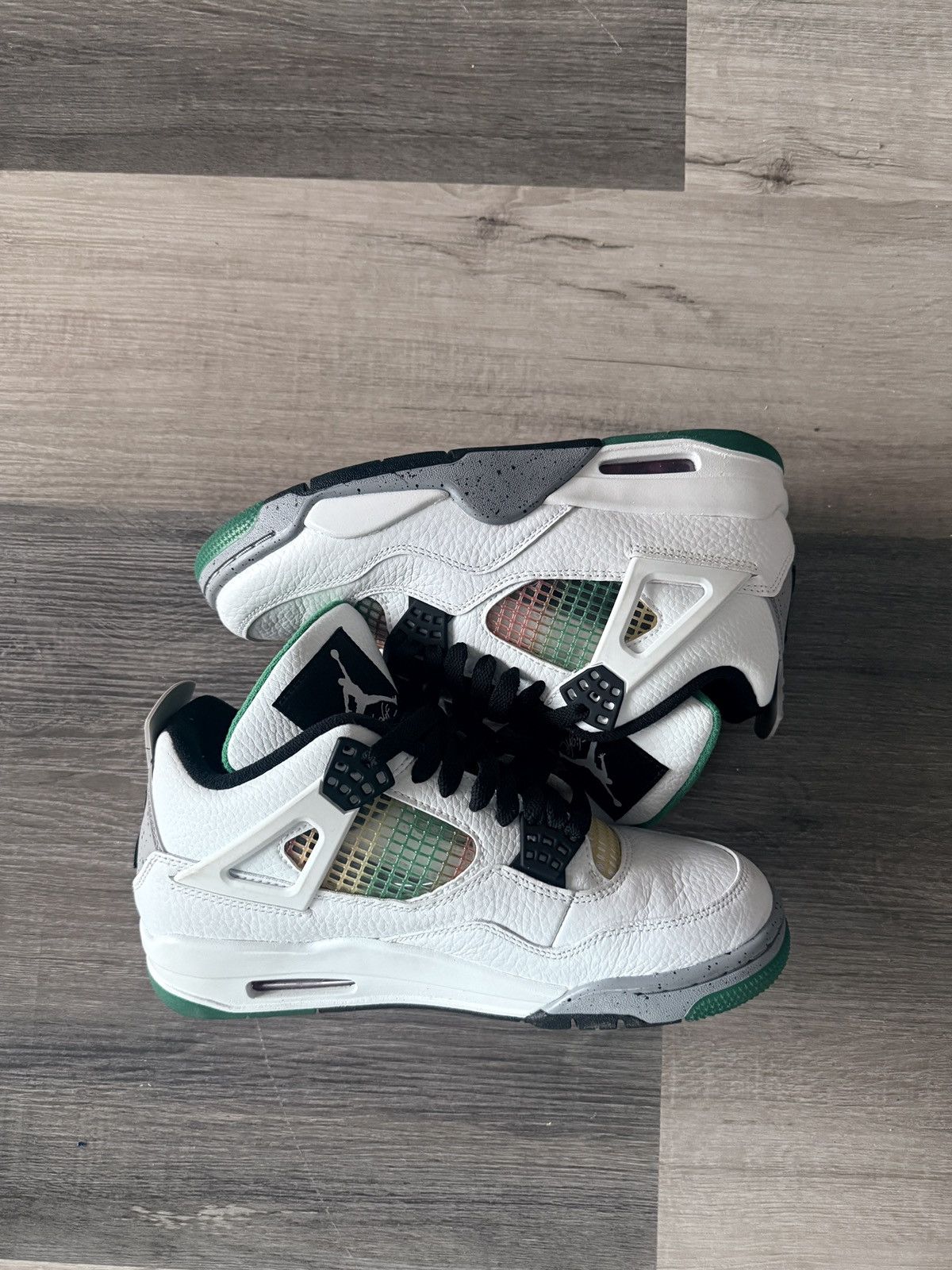 Nike Women's Air Jordan Retro Lucid Green Rasta Size