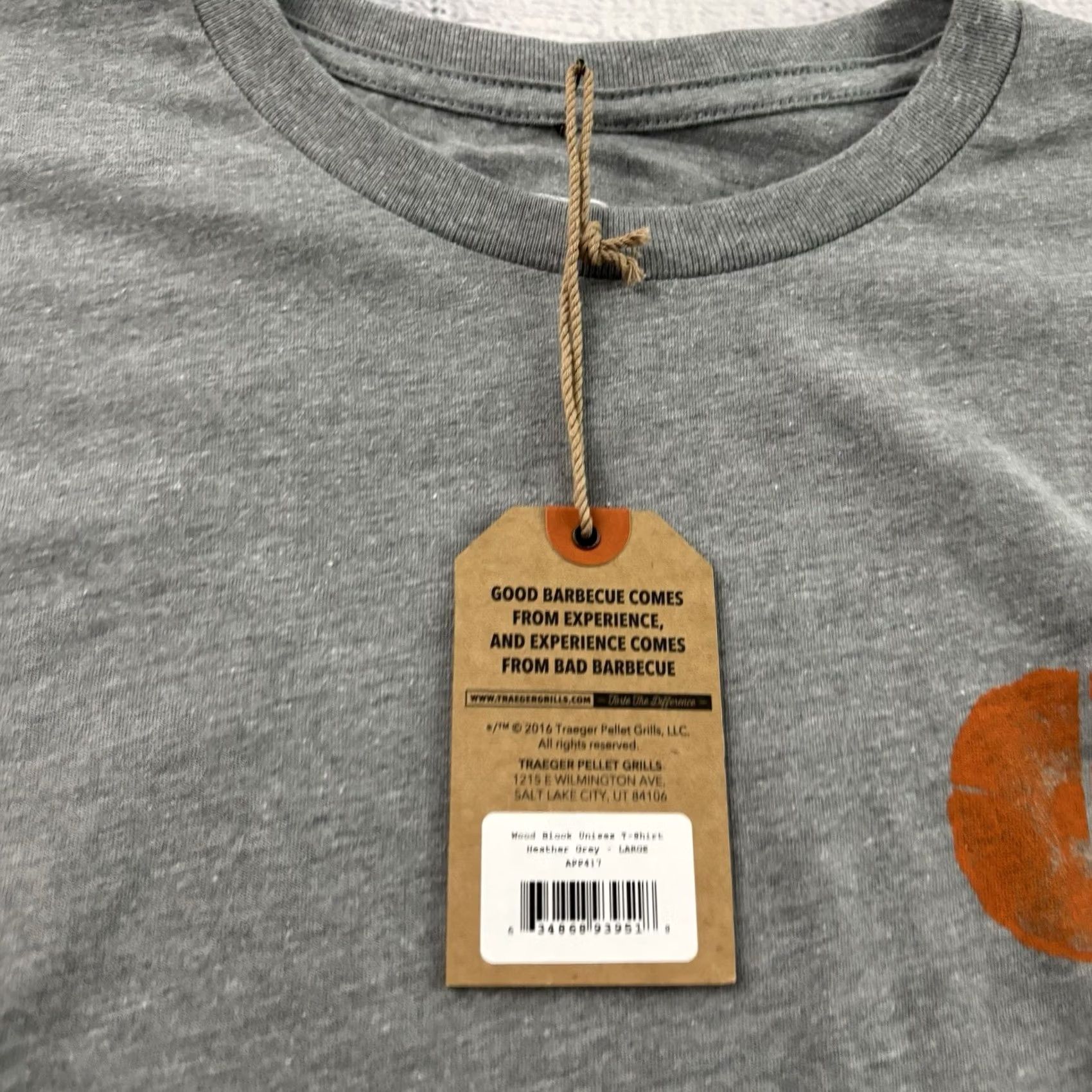 Vintage Traeger Grills Short Sleeve T Shirt Mens Large Gray Size US L / EU 52-54 / 3 - 2 Thumbnail
