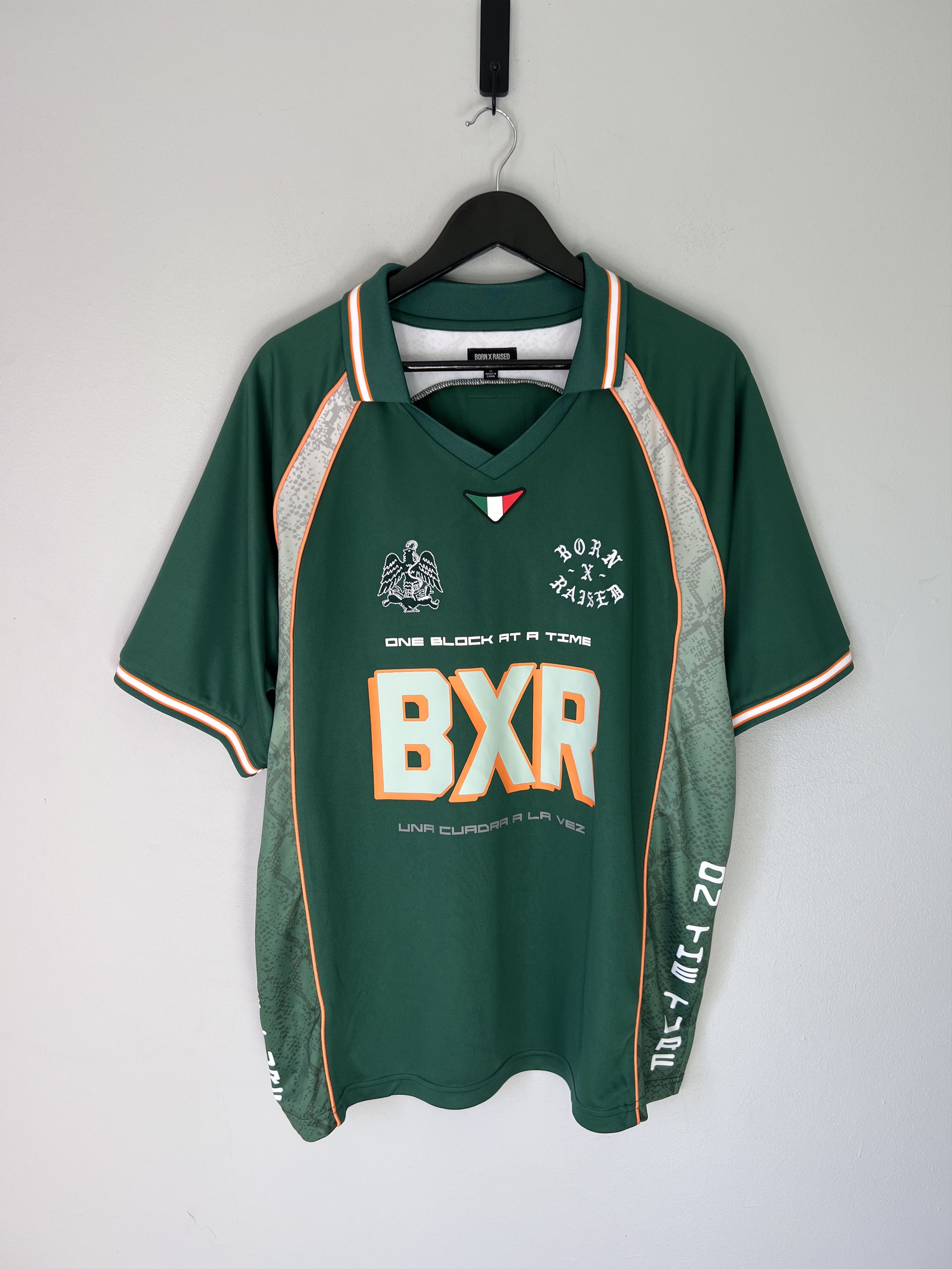 Born X Raised Born X Raised BXR Mexico Jersey in Emerald Green Size US L / EU 52-54 / 3 - 1 Thumbnail