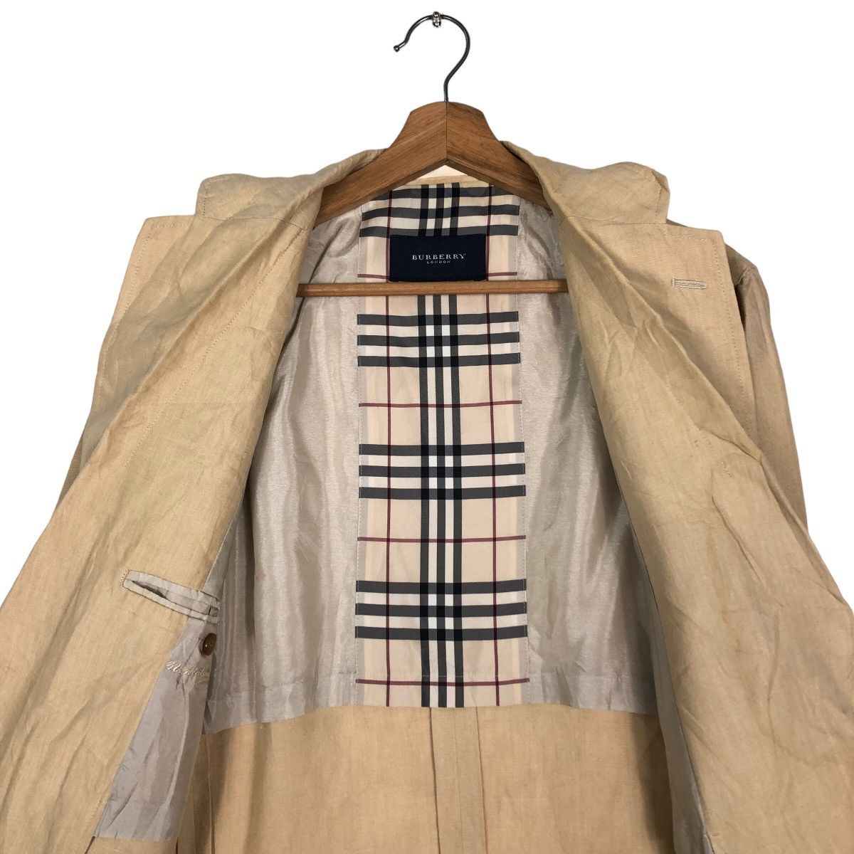 Burberry 🔥Vintage Burberry London Chore Jacket Nova Check Design Size US L / EU 52-54 / 3 - 14 Thumbnail