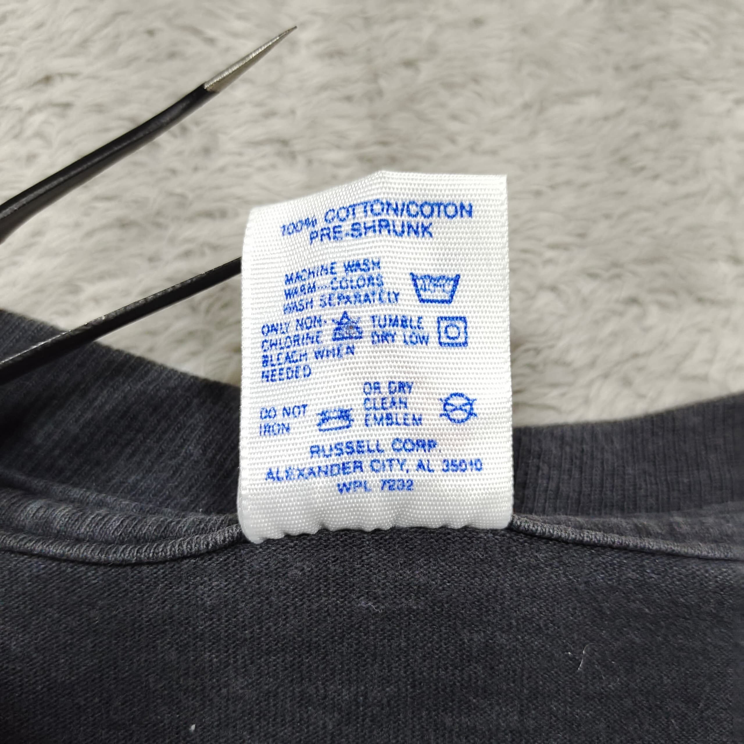 Jerzees Vintage 90s Distressed faded Jerzees Crazy Doodle Logo Size US M / EU 48-50 / 2 - 10 Thumbnail