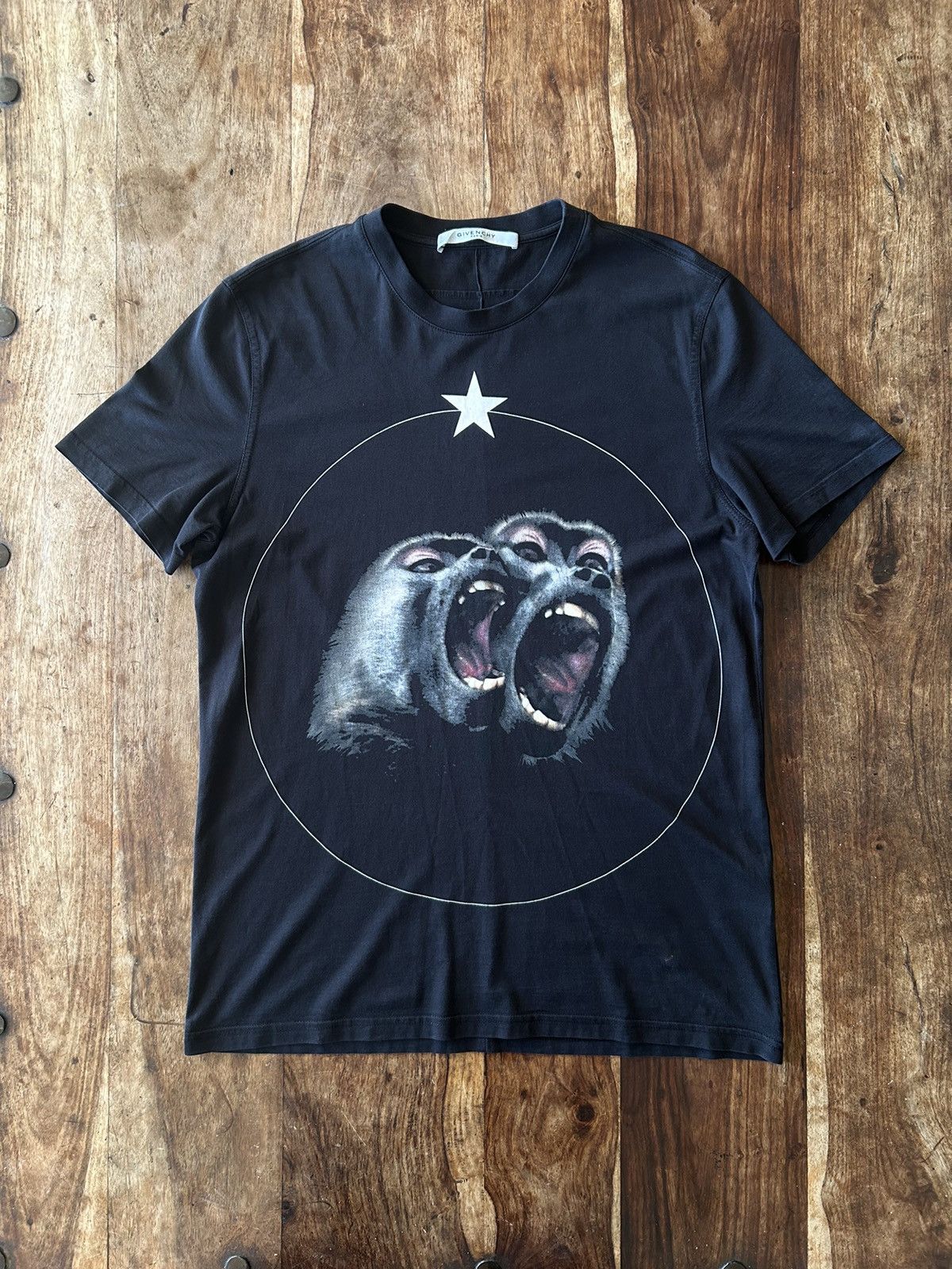 Givenchy SS2016 Givenchy Monkey Brothers T-Shirt Black Size US M / EU 48-50 / 2 - 1 Thumbnail