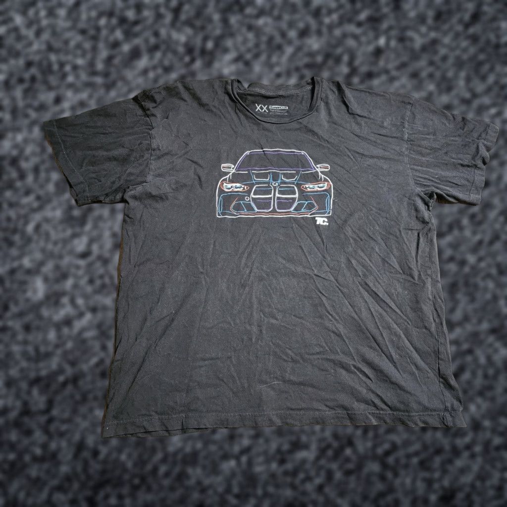 BMW Vintage Tuner Cult BMW Car Silhouette T-Shirt Men 2XL Black Cars Size US XXL / EU 58 / 5 - 1 Thumbnail