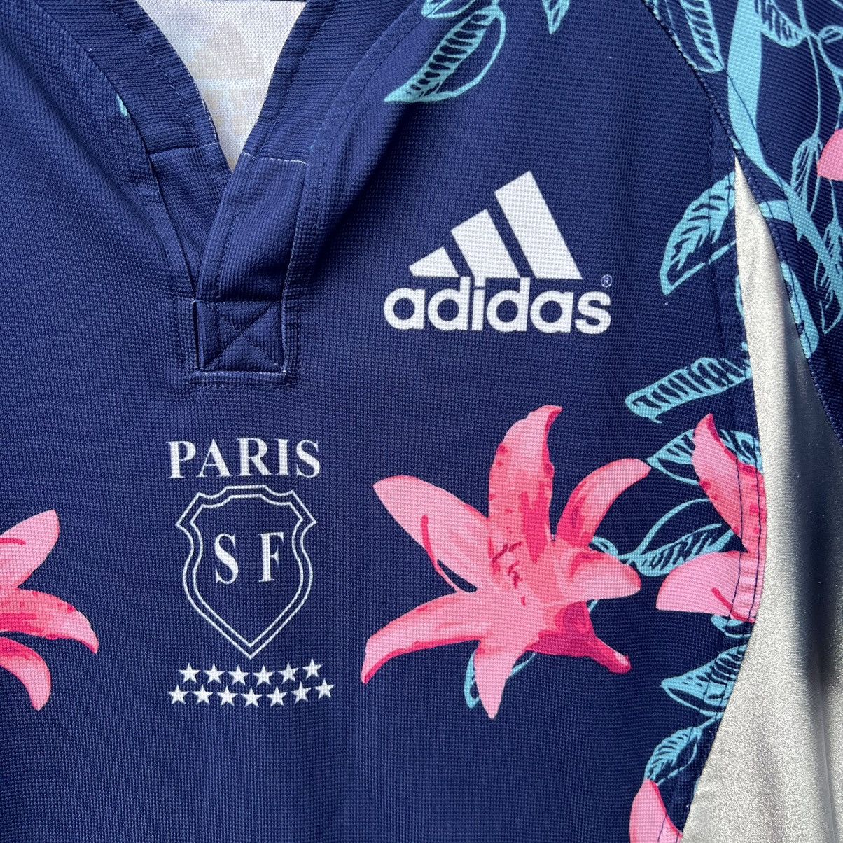 Adidas STADE FRANCAIS Paris FRANCE RUGBY shirt jersey ADIDAS 2007 Size US XL / EU 56 / 4 - 3 Thumbnail