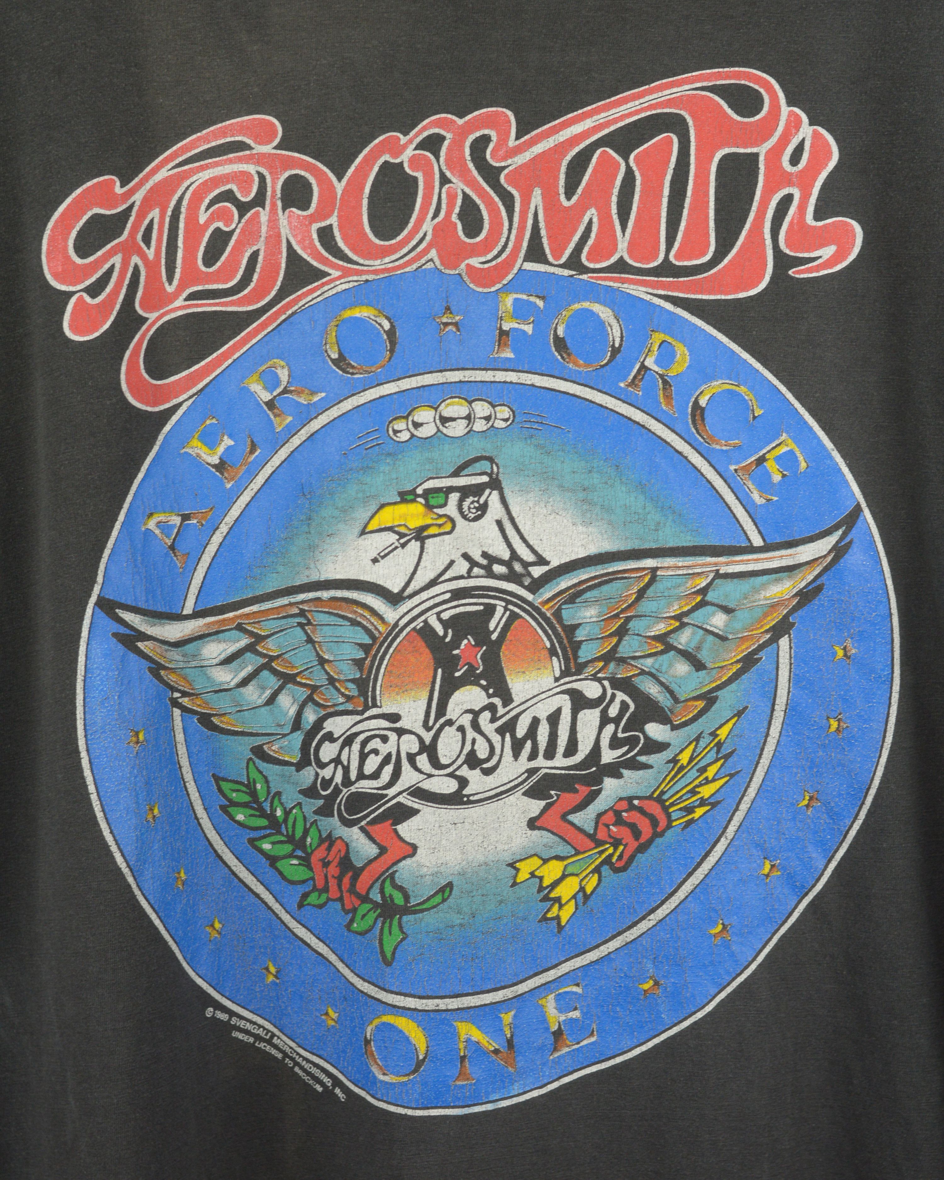 Aerosmith × Vintage Vintage Aerosmith Pump 1989 USA tour t shirt (Single Stitch) Size US L / EU 52-54 / 3 - 3 Thumbnail