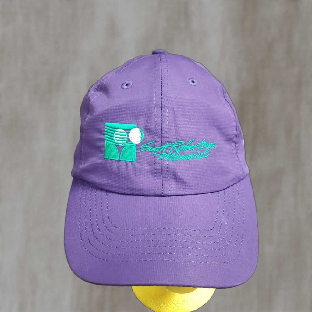 Vintage Scott Robertson Memorial Golf Purple Hat Cap Adult Adjustable Hat Purple Adult Adjustable Men Baseball Cap Size ONE SIZE - 1 Thumbnail