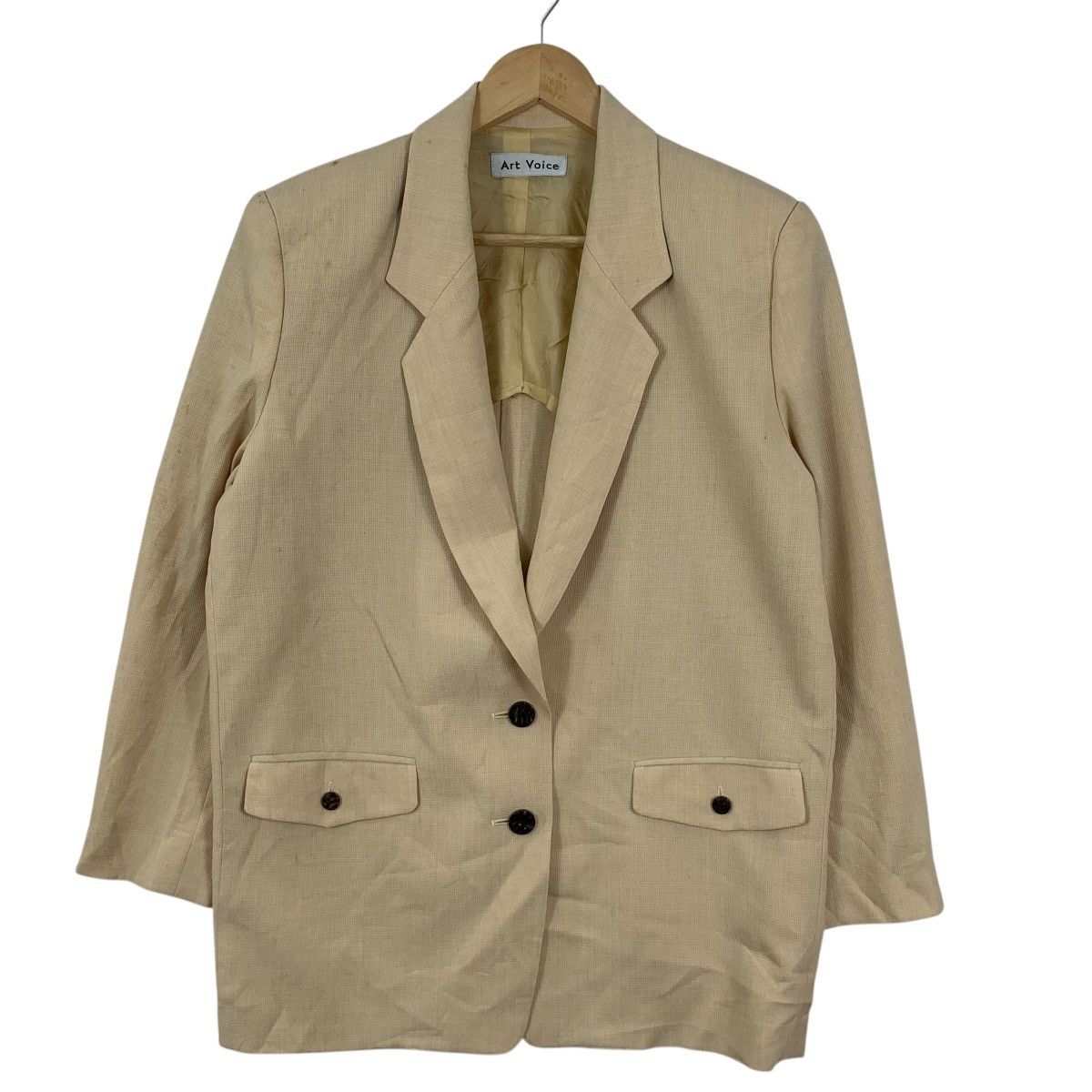 Vintage Vintage ART VOICE PARIS Collection Wood Button Up Coat Size M / US 6-8 / IT 42-44 - 5 Thumbnail