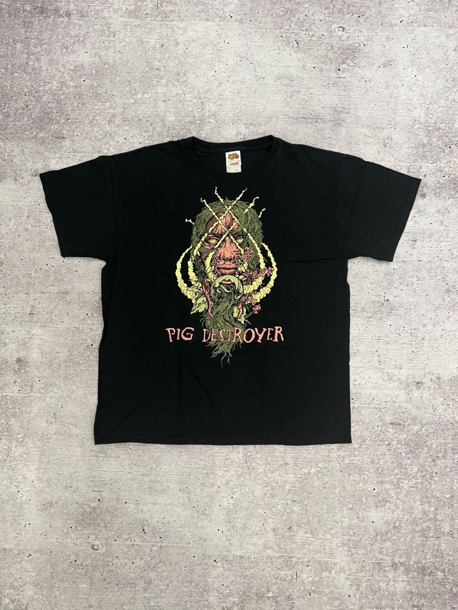 Band Tees Pig Destroyer vintage Rock T-Shirt Size US L / EU 52-54 / 3 - 1 Thumbnail