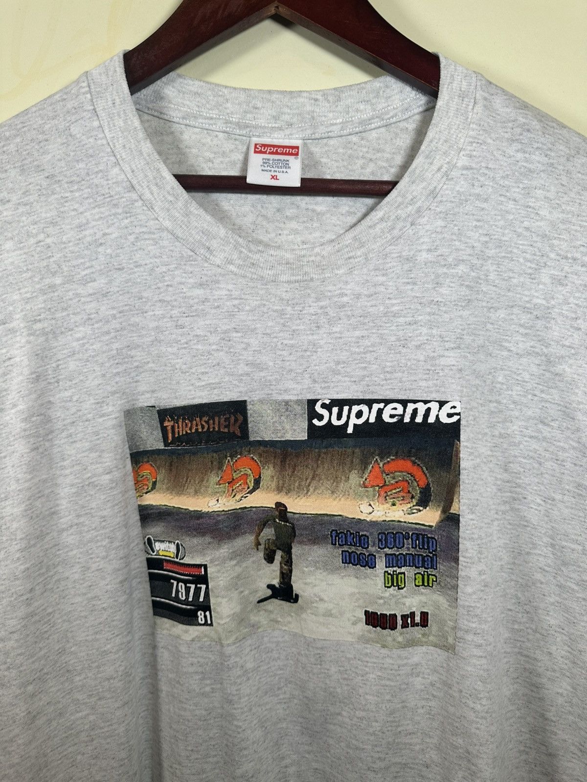 Supreme × Thrasher Supreme Thrasher Game Tee Size US XL / EU 56 / 4 - 4 Thumbnail