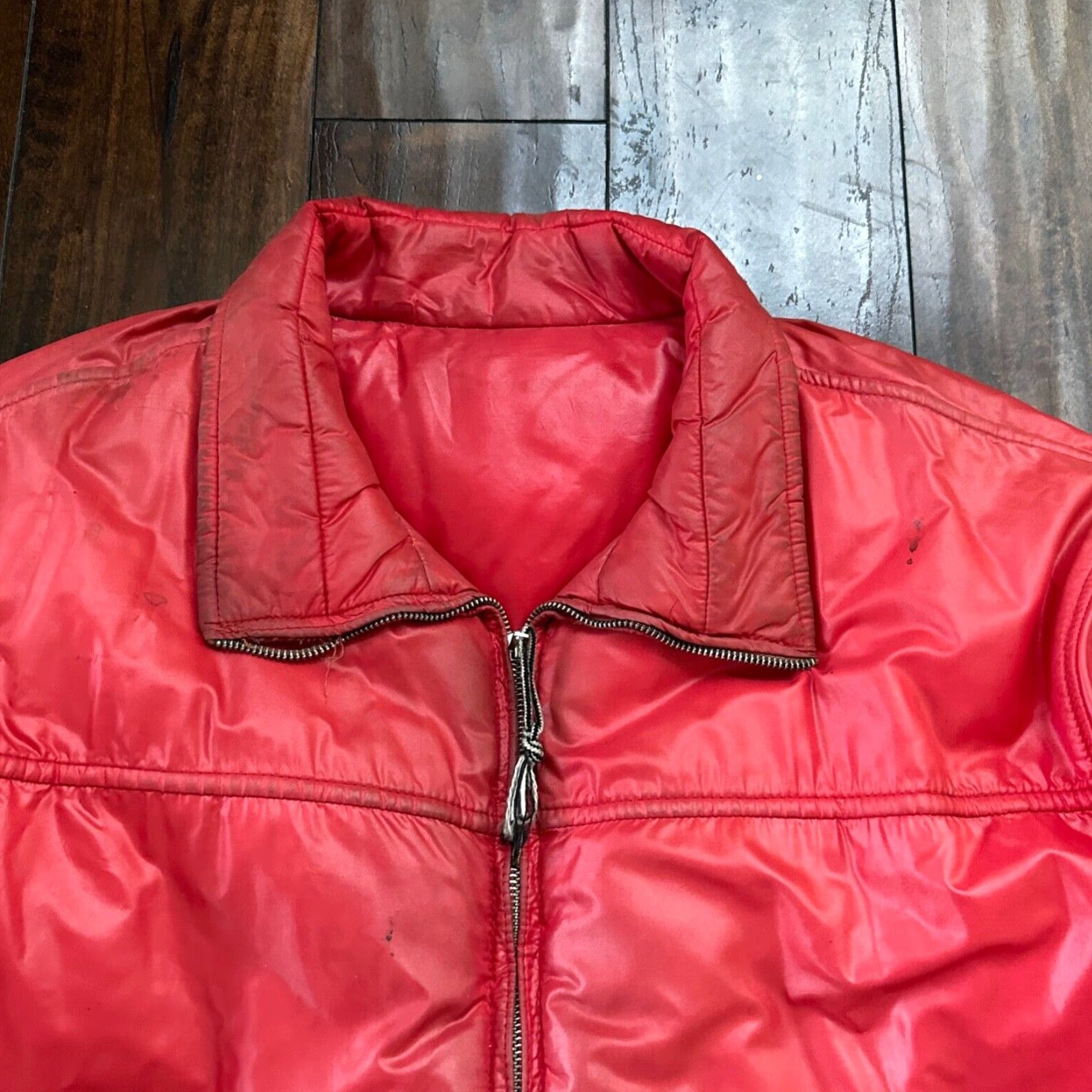 Vintage VTG 1960's Roffe Down Jacket Ski Parka Blue XL Red Warm Mens Size XL Size US XL / EU 56 / 4 - 3 Thumbnail
