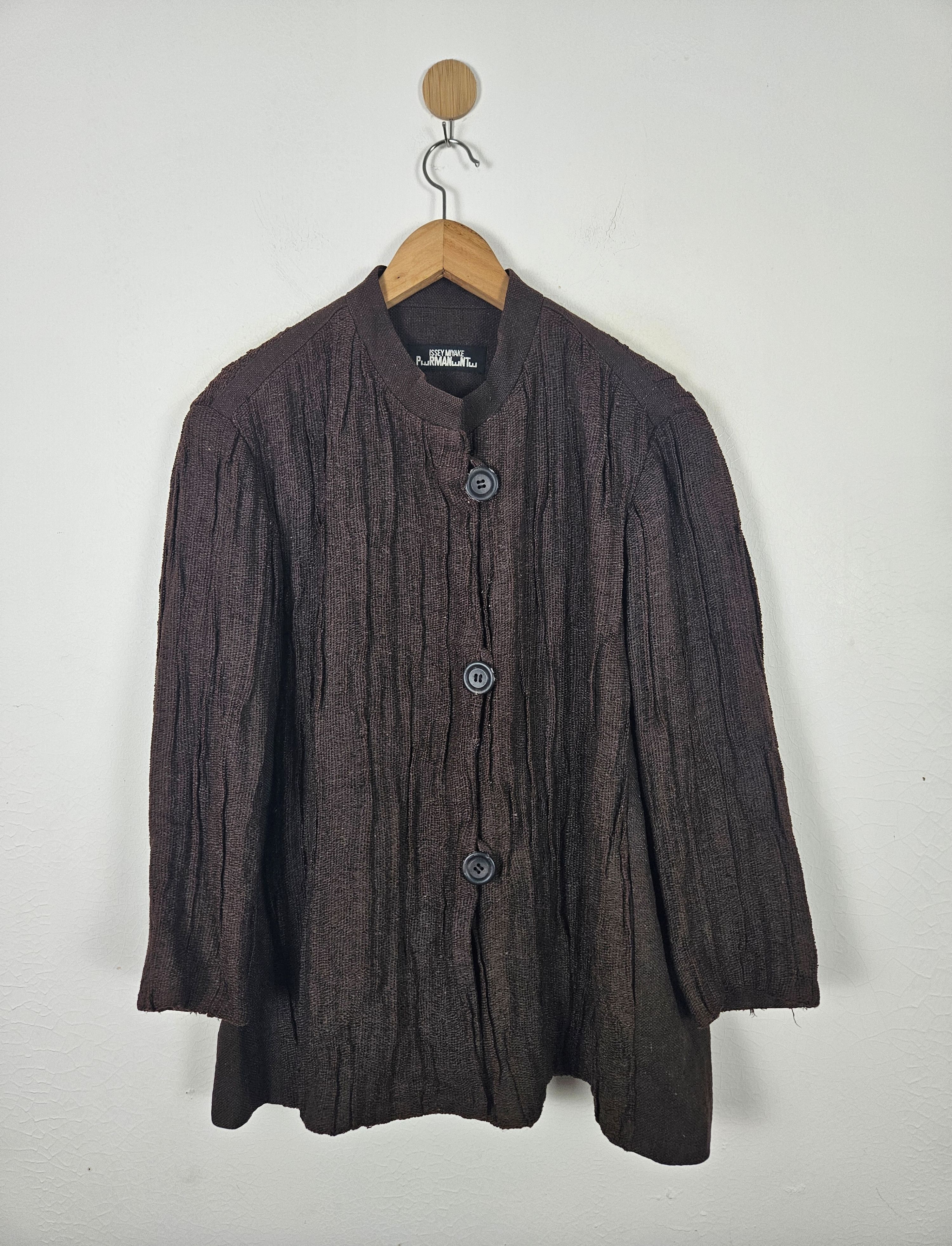 image of Issey Miyake Permanente Sweater in Brown, Men's (Size Medium)