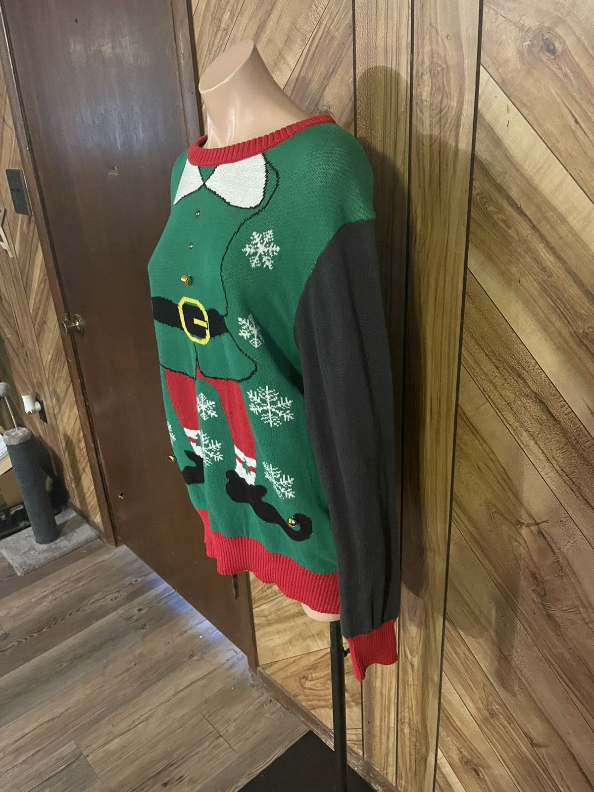 Other Hybrid Holiday Sweater Large Elf Ugly Christmas Sweater Size US L / EU 52-54 / 3 - 4 Thumbnail