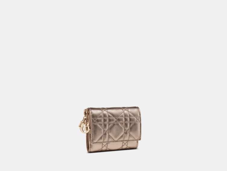 Dior o1w1db10426 S0181O Size : OS / Lotus Wallet in Gold Size ONE SIZE - 1 Thumbnail
