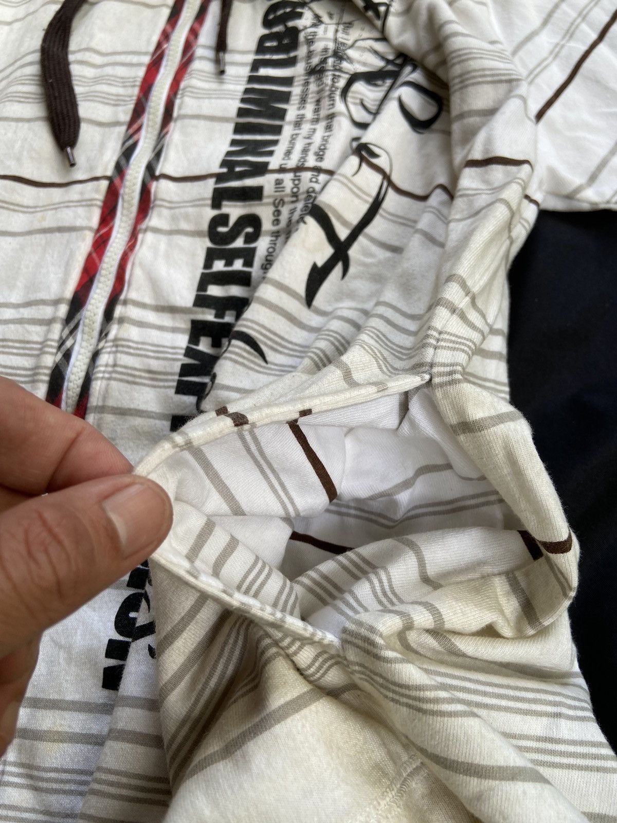 Japanese Brand B-ONE SOUL SUBLIMINAL SELF EXPRESSION JAPAN ZIP STYLE Size US L / EU 52-54 / 3 - 12 Thumbnail