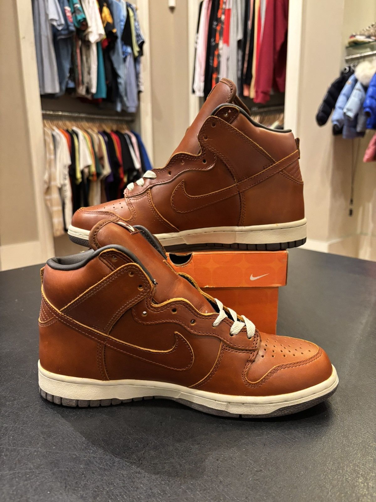 Nike Nike Dunk High Leather Size US 9 / EU 42 - 2 Thumbnail
