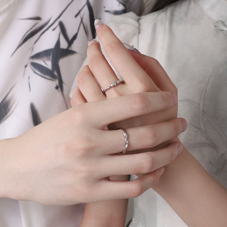 Jewelry New Trend Jewelry Rings Open Size Chrome Ring (Size 7-13) Size ONE SIZE - 3 Thumbnail