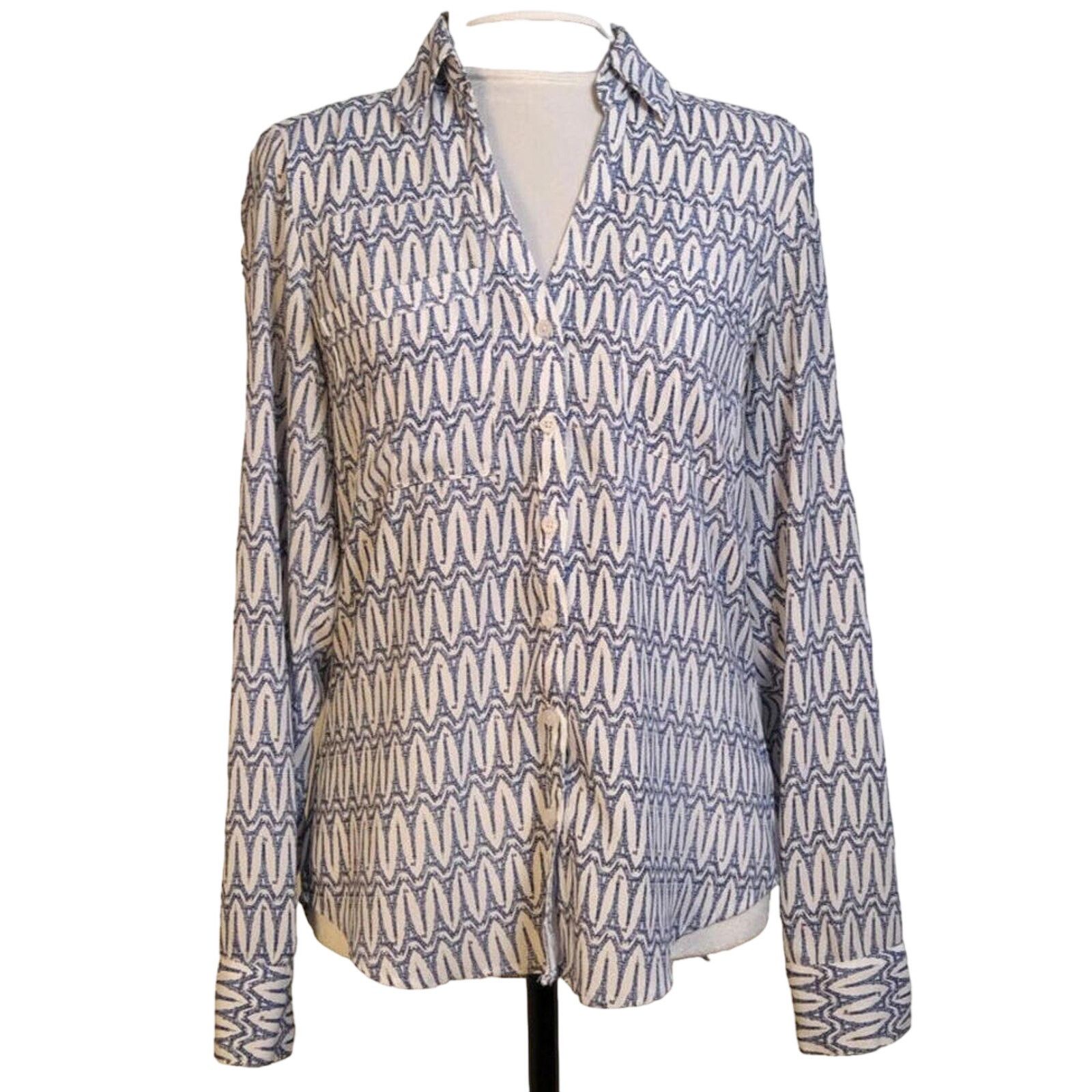 Express Express Size XS Blouse Portofino Eiffel Tower Print Size XS / US 0-2 / IT 36-38 - 1 Thumbnail