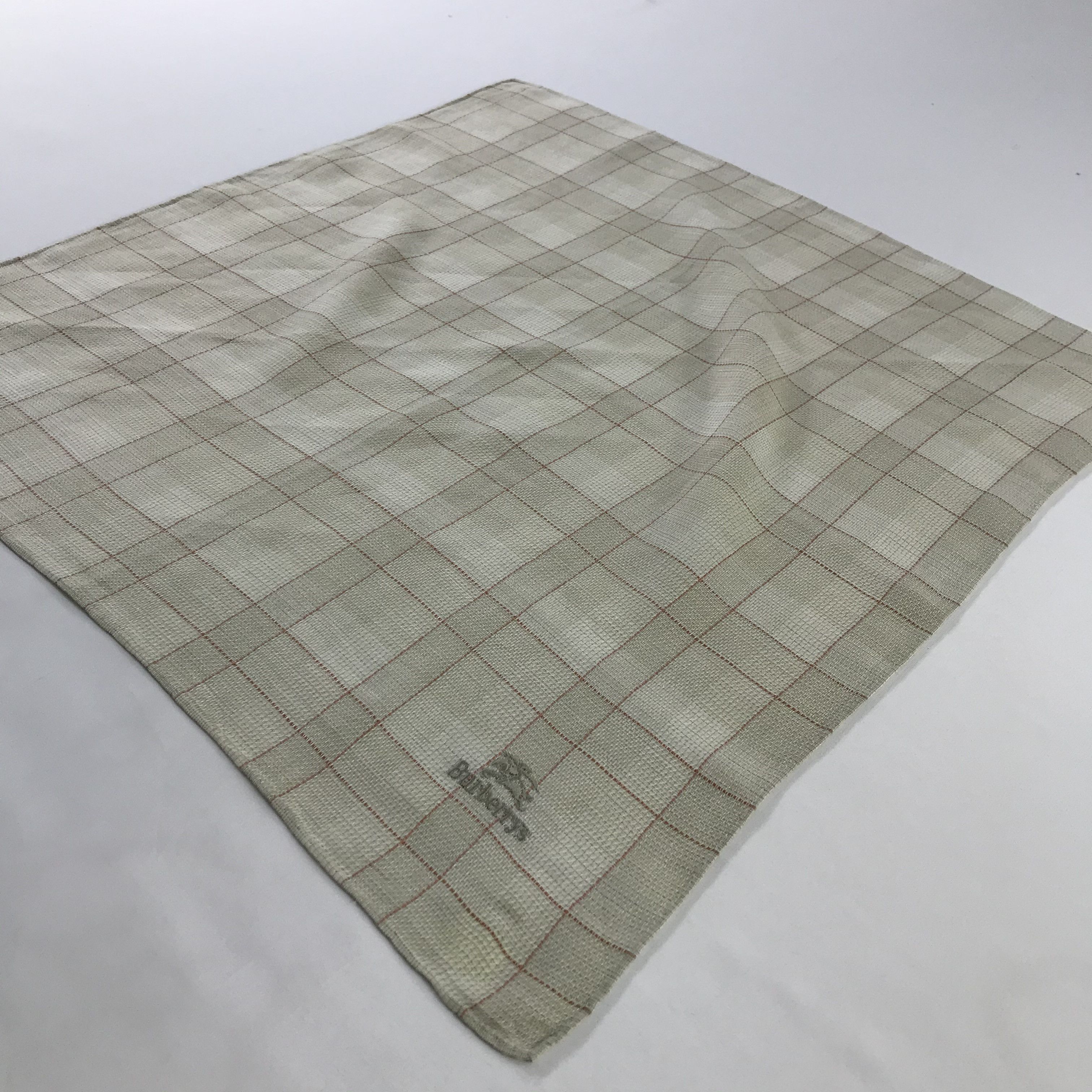 Burberry × Vintage Burberry Bandana / Handkerchief / Neckerchief - S445 Size ONE SIZE - 2 Thumbnail