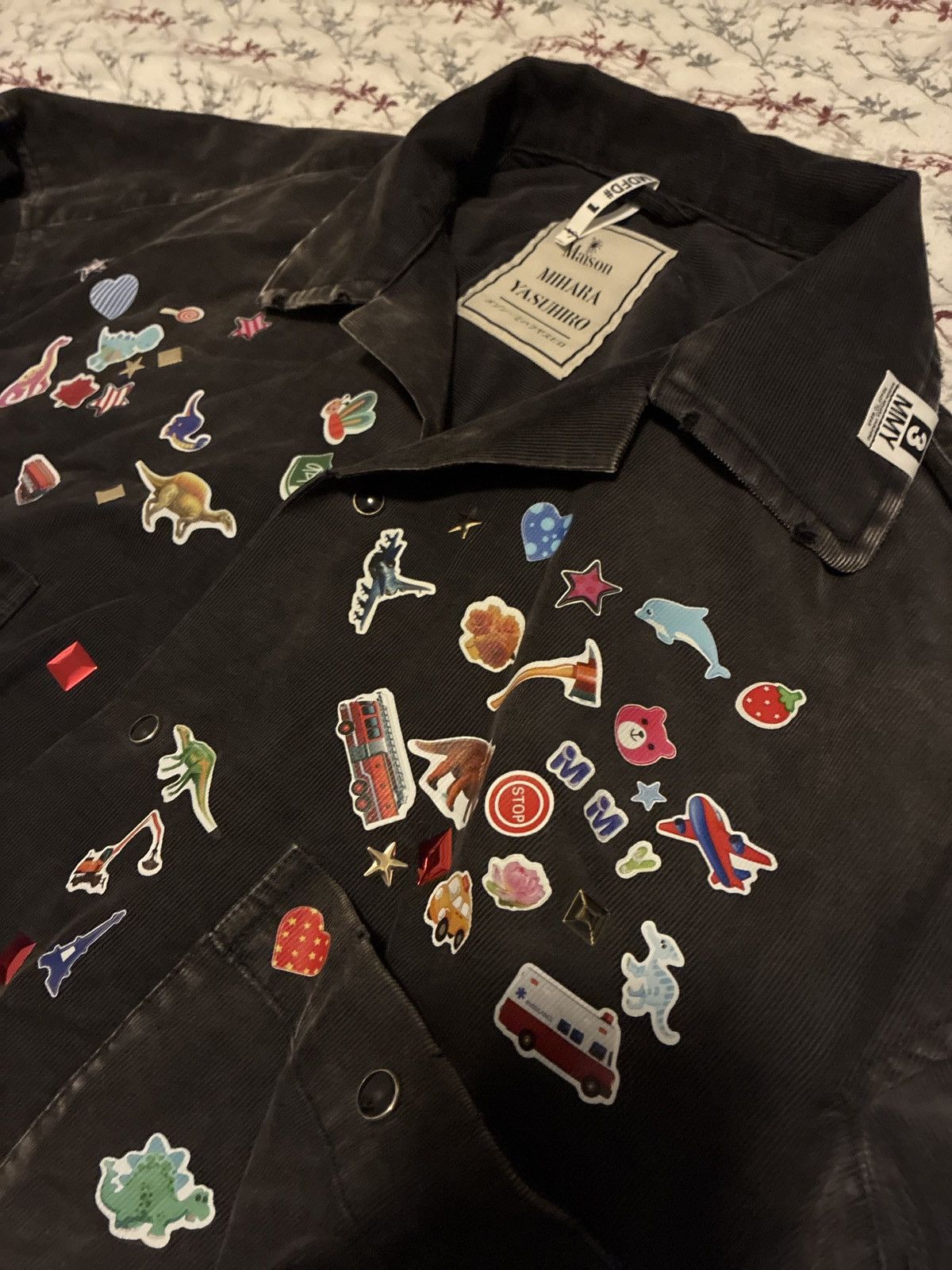 Maison MIHARA YASUHIRO Corduroy button up sticker shirt Size US M / EU 48-50 / 2 - 4 Thumbnail