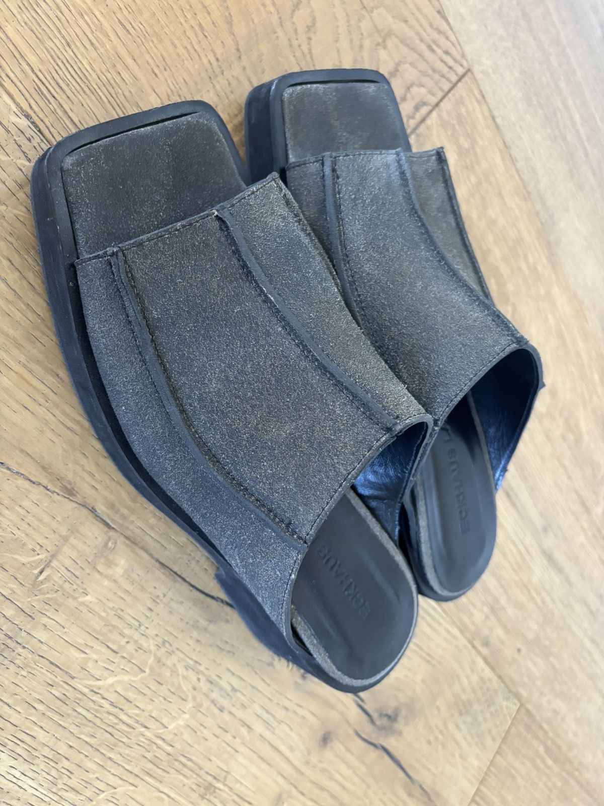 Eckhaus Latta Eckhaus Latta Grey Frame Sandals Size US 8 / IT 38 - 6 Thumbnail