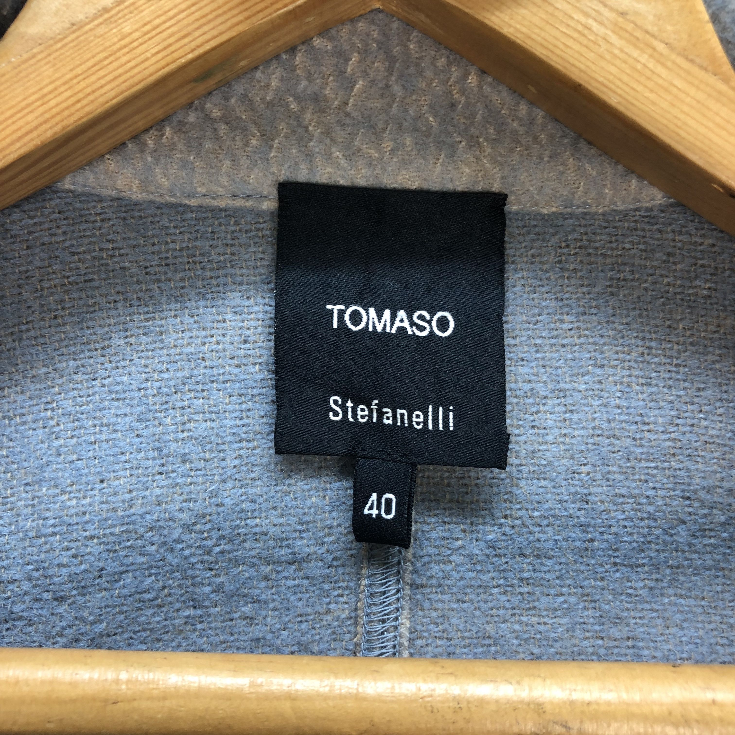 Japanese Brand TOMASO STEFANELLI LANA WOOL COAT #7365-134 Size S / US 4 / IT 40 - 7 Thumbnail
