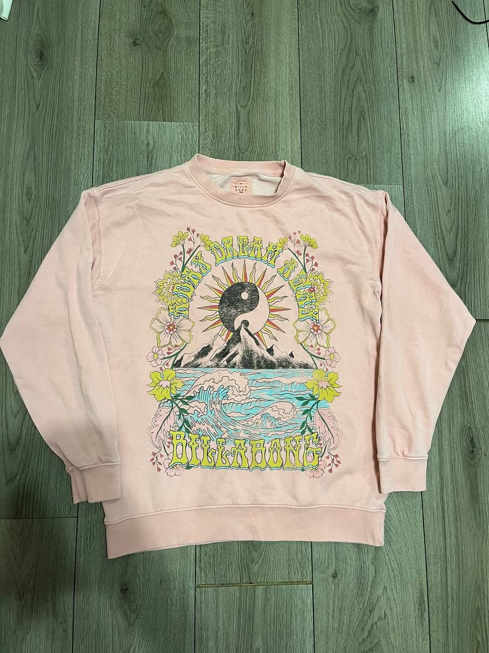 Billabong × Vintage Rare Vintage Billabong Sweatshirt Pink Size S Size S / US 4 / IT 40 - 2 Thumbnail