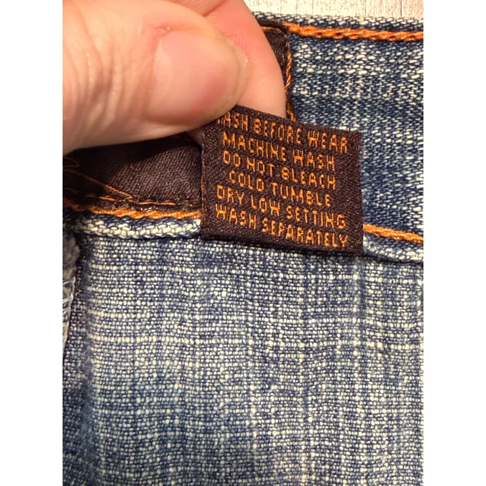 Vintage Evolution Jeans Men's 32x32 Blue Denim Straight Leg 5-Pocket Size US 32 / EU 48 - 7 Thumbnail