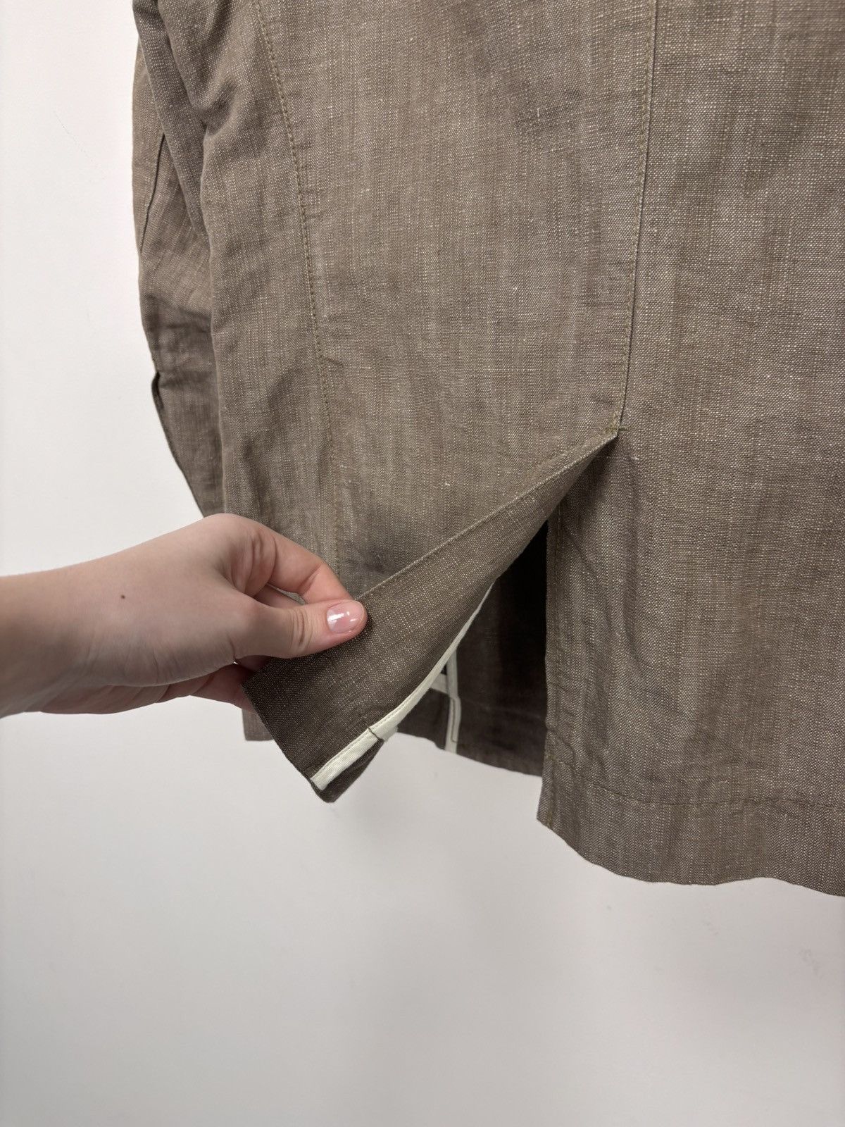 Wings + Horns Wings + Horns Research Linen Blend Tailored Blazer Jacket Size US S / EU 44-46 / 1 - 20 Thumbnail