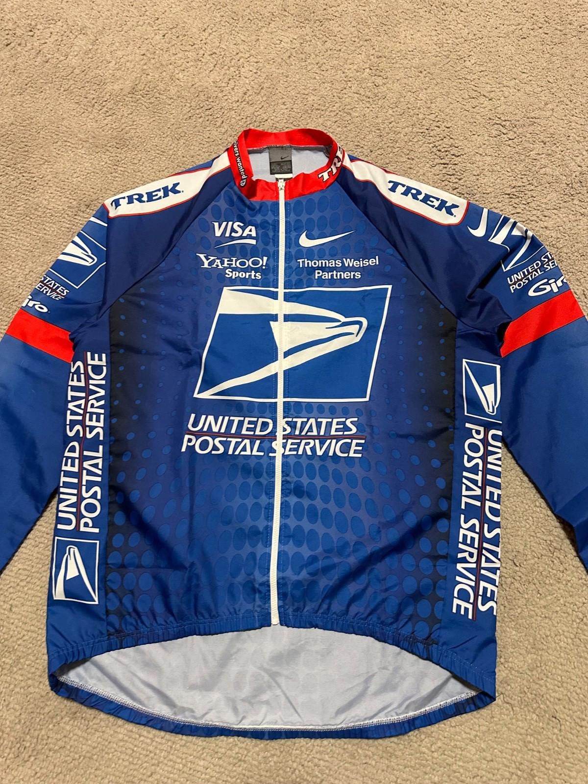 Nike NIKE Cycling Trek USPS Team Windshell 2003 Sz L Size US L / EU 52-54 / 3 - 3 Thumbnail