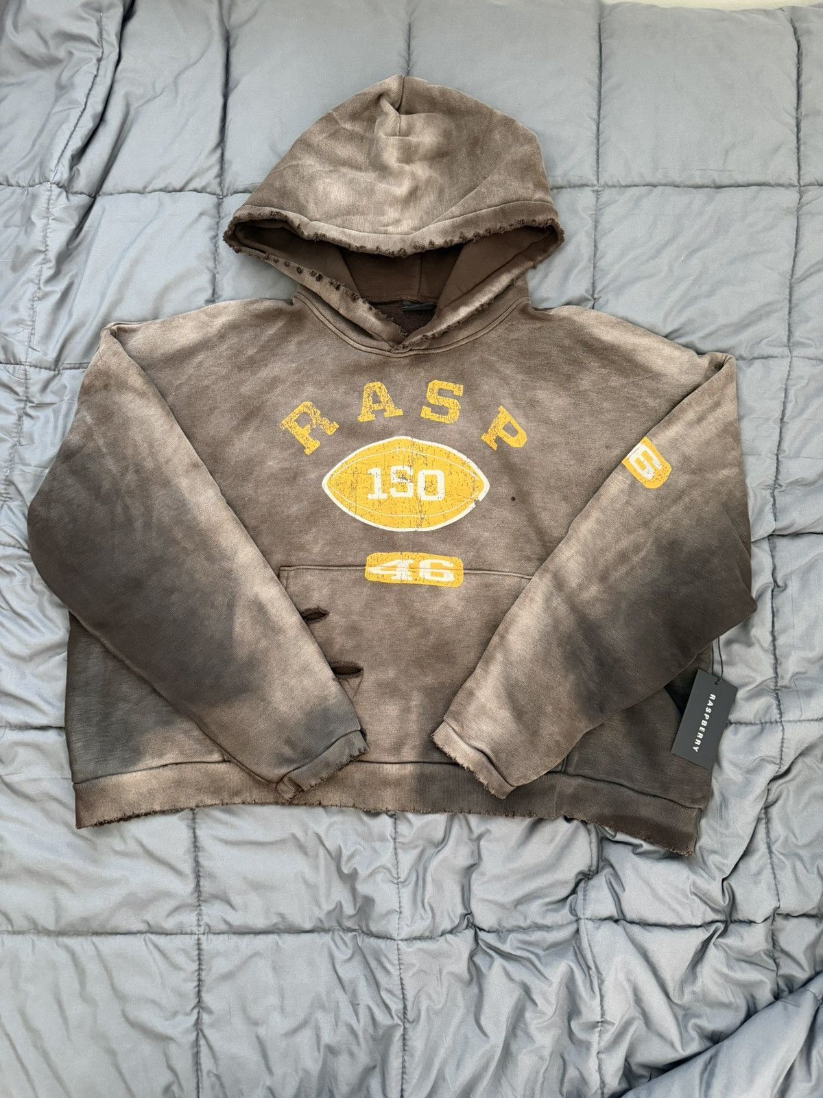 The GV Gallery Raspberry Hills Football Hoodie Size Large