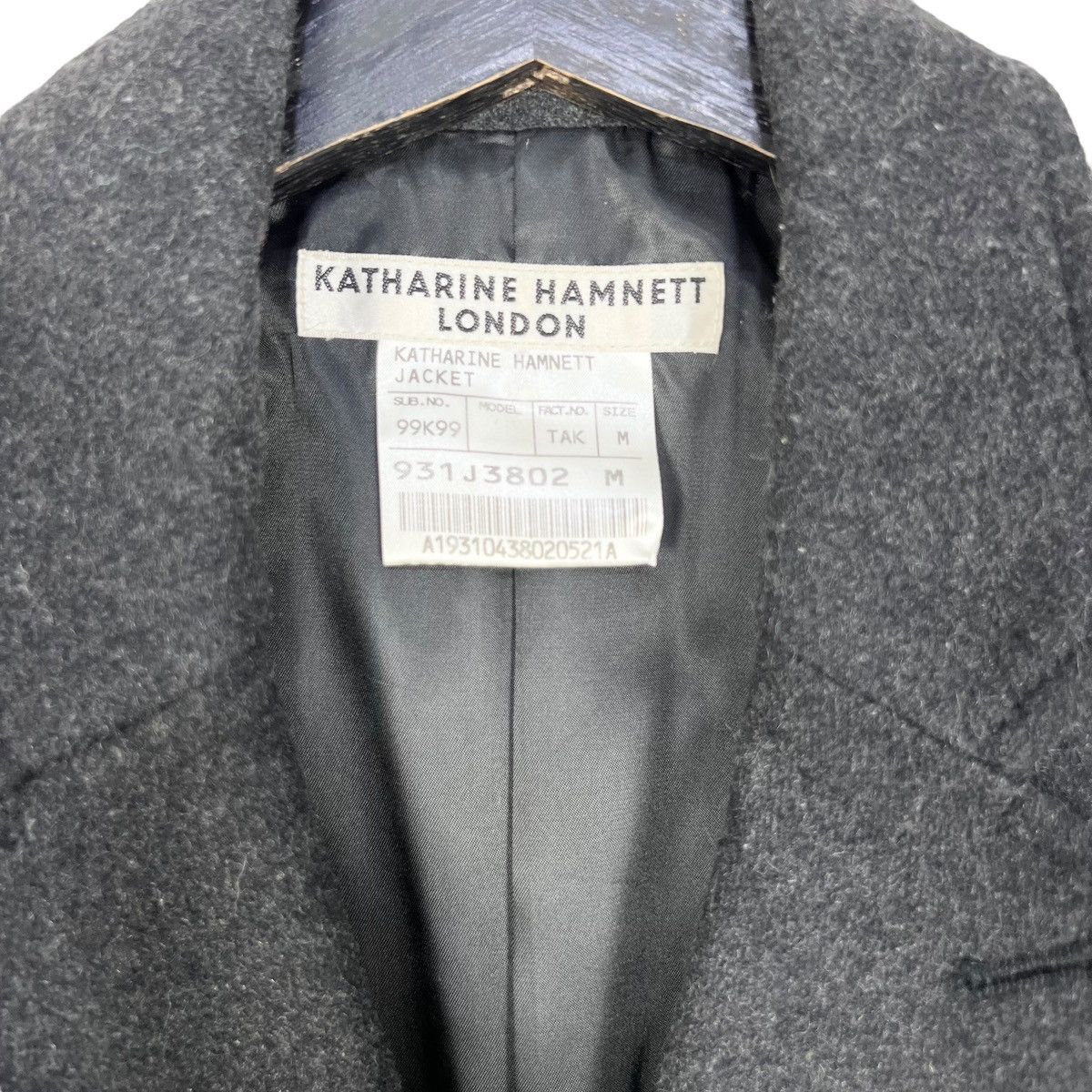 Katharine Hamnett London Katherine Hamnett Wool Over Coat Size M / US 6-8 / IT 42-44 - 5 Thumbnail